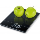 Beurer Ваги кухонні, 15кг, сенс. керування, 3хААА в комплекті, скло, чорний