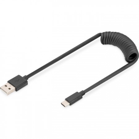 Digitus Кабель USB-C > USB-A заряджання/синхронізації, 1м, T