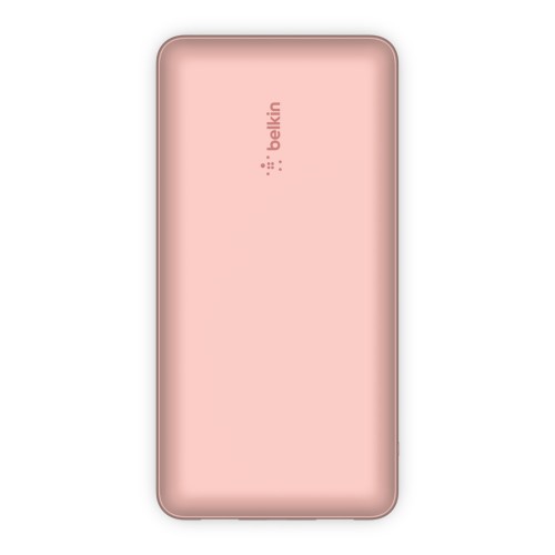 Belkin Портативний зарядний пристрій 20000mAh, 15W Dual USB-A, USB-C, rose gold Belkin Портативний зарядний пристрій 20000mAh, 15W Dual USB-A, USB-C, rose gold