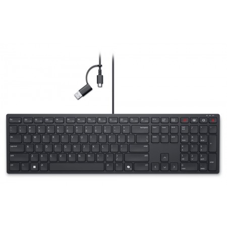 Клавіатура Dell Pro Wired Collaboration Keyboard - KB525C - 