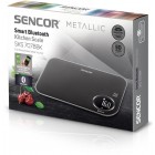Sencor Ваги кухонні, 5кг, підкл. до смартфону, 2хААА , пластик, чорний Sencor Ваги кухонні, 5кг, підкл. до смартфону, 2хААА , пластик, чорний