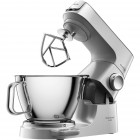 Kenwood Кухонна машина Titanium Chef Baker, 1200Вт, чаша-метал, корпус-метал, насадок-3, вбудовані ваги, дисплей, срібний