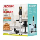 Блендер Ardesto занурювальний HBG-800DWHCHC, 800Вт, 4в1, чаша-600мл, чопер 500мл, чорно-сріблястий Блендер Ardesto занурювальний HBG-800DWHCHC, 800Вт, 4в1, чаша-600мл, чопер 500мл, чорно-сріблястий