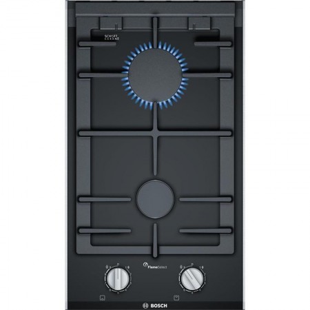 Bosch Варильна поверхня газова на склі, 30см, Доміно, чавун,