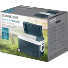 Холодильник дорожній Sencor, 57x36х66, 55л, 1дв., компресор, на колесах, синій