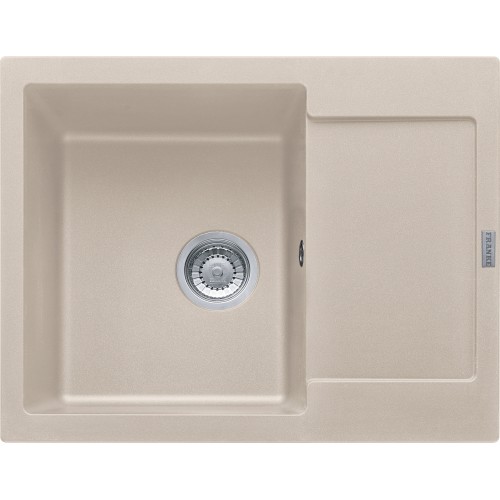 Мийка кухонна Franke Maris, фраграніт, прямокутник, з крилом, 620х500х200мм, чаша - 1, врізна, MRG 611-62, сахара Мийка кухонна Franke Maris, фраграніт, прямокутник, з крилом, 620х500х200мм, чаша - 1, врізна, MRG 611-62, сахара