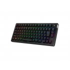 HyperX Клавіатура механічна Alloy Rise 75key, Red, USB-A/WL/BT, EN/UA, RGB, чорний