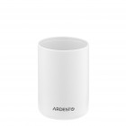 Набір для ванної кмінати Ardesto Minimalism 360мл, 3 предмети, поліпропілен, бамбук, білий