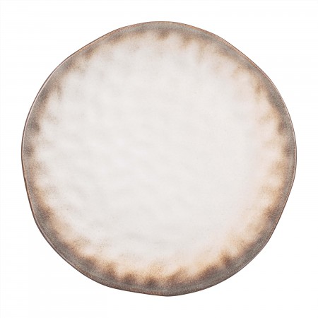 Тарілка десертна Ardesto Umbria, 19см, кераміка, сірий світл