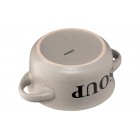 ARDESTO Бульйонниця Alcor, 550 мл, сіра, кераміка