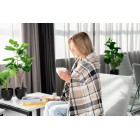 ARDESTO Плед Fleece, 130x160 см, 100% поліестер, клітинка коричнева ARDESTO Плед Fleece, 130x160 см, 100% поліестер, клітинка коричнева