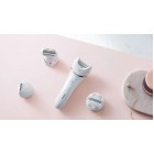 Philips Епілятор 8000 series дисковий, аккумул., пінцет.-32, волог.+сух., насадок-7, футляр, білий