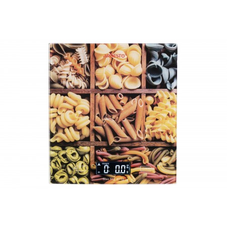 ARDESTO Ваги кухонні PASTA, 5кг, 2хААА в комплекті, скло, рі