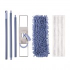 Швабра Ardesto Profe 40см з 3-секційною ручкою 130см та 2 змінні насадки, синій Швабра Ardesto Profe 40см з 3-секційною ручкою 130см та 2 змінні насадки, синій