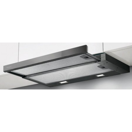 Faber Витяжка телескоп, 60см, 701м3г, Flexa Ng Glass Lux Bk 