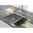 Deante Змішувач для кухні Aster, довж.виливу - 209мм, витяжний, 1важіль, хром