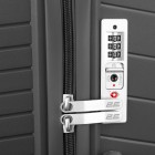 2E Валіза пластикова, SIGMA, велика, 4 колеса, графіт