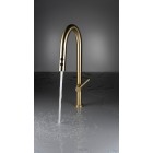 Deante Набір для кухні Olfato стальна мийка ZPO_R10B + зміш. BQO_R72M, брашоване золото