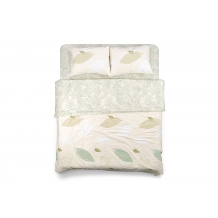 ARDESTO КПБ 2,0сп Gloria, сатин, листя зелений