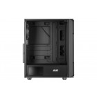 2E Gaming Корпус Hexagon G338 без БЖ 2xUSB3.0, 1xUSBType-C, 3x120мм ARGB, 1x120мм, VGA 330мм, LCS ready, HUB, TG Side Panel, ATX, чорний