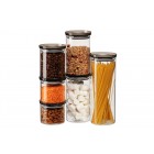 ARDESTO Банка для зберігання Fresh, 900 мл, скло, пластик, силікон ARDESTO Банка для зберігання Fresh, 900 мл, скло, пластик, силікон