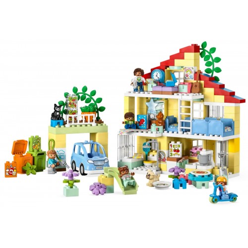 LEGO Конструктор DUPLO Town Сімейний будинок 3 в 1 LEGO Конструктор DUPLO Town Сімейний будинок 3 в 1