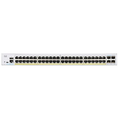Cisco Комутатор CBS220 Smart 48-port GE, PoE, 4x1G SFP