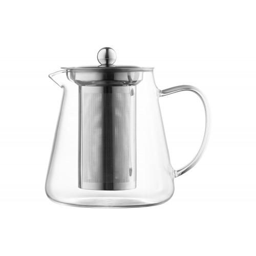 Заварник Ardesto Gemini Milano 750мл, боросилікатне скло, нержавіюча сталь, прозорий Заварник Ardesto Gemini Milano 750мл, боросилікатне скло, нержавіюча сталь, прозорий