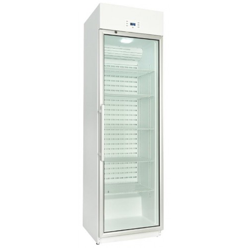 SNAIGE Медична вітрина, 202.5x60х60, 385л, полок - 5, зон - 1, 1дв., ST, банер, DIN13277, білий