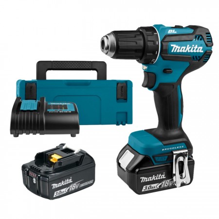 Makita Шурупокрут-дриль акумуляторний DDF485SFJ 18B 1х3А·год