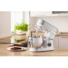Sencor Кухонна машина 1200Вт, чаша-метал, корпус-пластик, насадок-19, білий