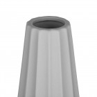 ARDESTO Ваза Molize, 8.5х27.5см, порцеляна, сірий ARDESTO Ваза Molize, 8.5х27.5см, порцеляна, сірий