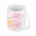 Чашка Ardesto Hello, 330мл, кераміка, біло-рожевий Чашка Ardesto Hello, 330мл, кераміка, біло-рожевий