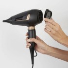 Rowenta Фен Pro Expert, 2200Вт, 3 режими, іоніз-я, дифузор, 2 концентратора, хол. обдув, чорний