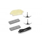 Karcher Робот-пилосос RCV 3, 400Вт, h=9.4см, вологе прибирання, конт пил -0.5л, вода -0.17л, автон. робота до 120хв, вага-3.7кг, НЕРА,+ набір акс., білий