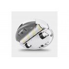 Karcher Робот-пилосос RCF 3, h=12см, вологе прибирання, конт пил -0.115л, вода -0.43л, автон. робота до 120хв, білий