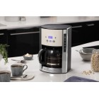 Russell Hobbs Кавоварка крапельна Luna Stone, 1.5л, мелена, LED-дисплей, підігрів чашок, чорно-сріблястий