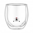 ARDESTO Набір чашок з подвійними стінками Animals, 300мл, 2шт, боросилікатне скло, прозорий