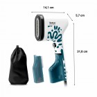 Відпарювач Tefal Pure Pop Home & Travel 20 г/хв DT2040E1 Білий/Синій