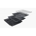 Bosch Духова шафа Bosch електрична, 71л, A+, дисплей, конвекція, пара, телескопічні направляючі, чорний