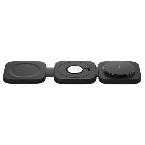 Зарядний пристрій бездротовий Belkin 3в1 Travel Pad Wireless Qi2 15Вт, чорний