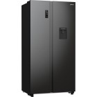 Gorenje Холодильник SBS, 179х67х92см, 2 двері, 353(191)л, А++, NF+, Інв., Зона св-ті, диспенсер, генератор льоду, Зовн. Диспл, чорний