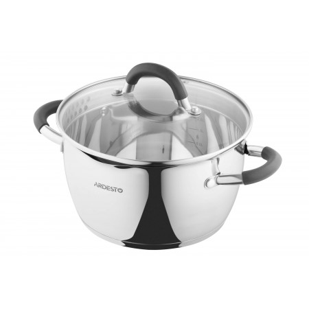 ARDESTO Каструля Gemini, скляна кришка, 3.2 л, нержавіюча ст