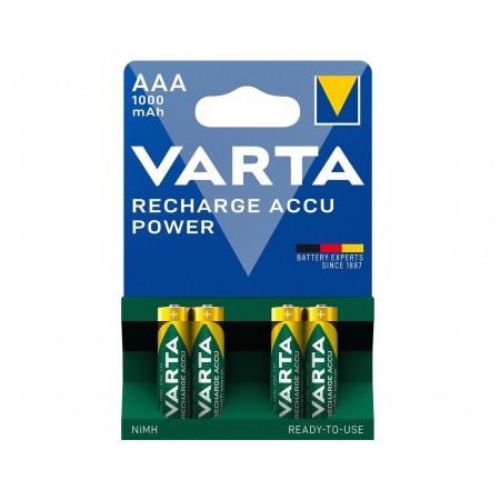 VARTA Акумулятор NI-MH Power AAA 1000 мАг, 4 шт.