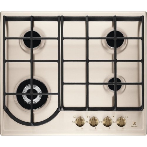 Варильна поверхня Electrolux газова Rococo, 60см, чавун, шампань