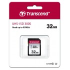 Transcend SDXC/SDHC 300S[Карта пам'яті SD 32GB C10 UHS-I R100/W20MB/s]