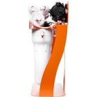 Фільтр зворотного осмосу Ecosoft Absolute з мінералізатором та помпою на станині, мембрана 75gpd DuPont, дренаж 1:1