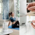 Philips Зволожувач повітря традиційне зволоження Series 1000, 41м2, 3л, 275мл/г, електр. кер-ння, режим сну, нічник, білий