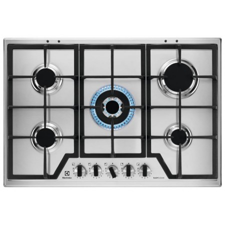 Electrolux Варильна поверхня газова, 75см, чавун, нерж