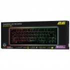 2E Gaming Клавіатура ігрова KG360 RGB 68key WL Black Ukr